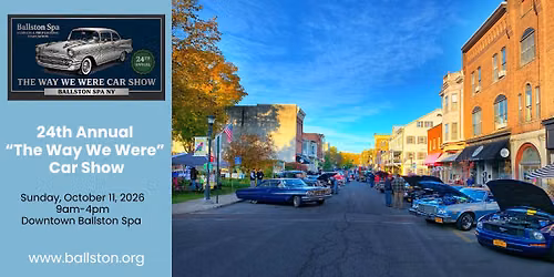 24th Annual "The Way We Were" Car Show