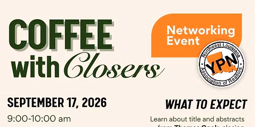 YPN Coffee with Closers-September 