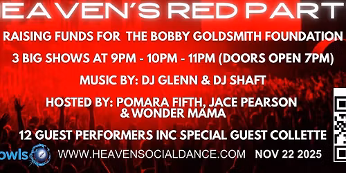 The Red Party #8 @ Heaven for BGF \u2022 22NOV25