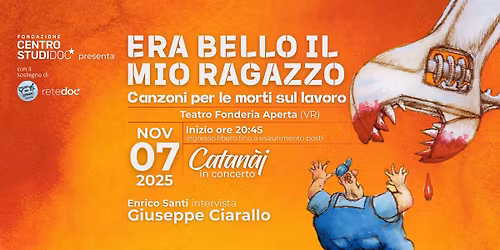 \u201cEra bello il mio ragazzo\u201d \u2013 canzoni per le morti sul lavoro