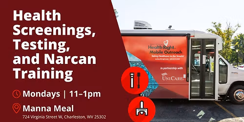 Health Screenings, Testing, and Narcan Training at Manna Meal