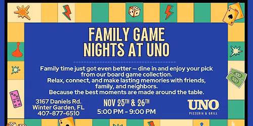 \ud83c\udfb2 FAMILY GAME NIGHTS AT UNO! \ud83c\udfb2