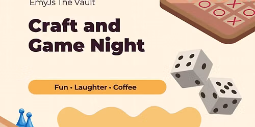 Craft and Game Night Open Cafe