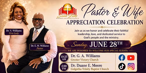 Pastor & Wife Appreciation Celebration