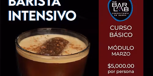 Curso barista intensivo Marzo 2026