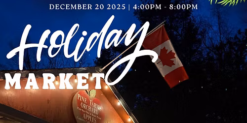 HOLIDAY MARKET AFTER DARK!
