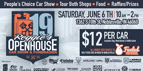 19th Annual Reggie's Open House.