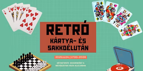 Retr\u00f3 k\u00e1rtya- \u00e9s sakkd\u00e9lut\u00e1n