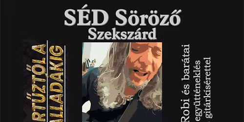 "Tábortűztől a Rockballadákig" interaktív együtt éneklés akusztikus gitárkísérettel