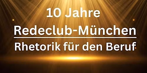 10 Jahre Redeclub-M\u00fcnchen