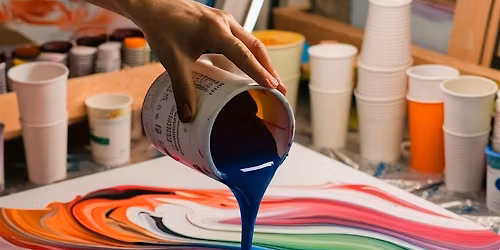 Pouring art workshop