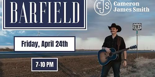 Cameron James Smith LIVE @ The Barfield PATIO