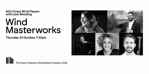 NZ's Finest Wind Players with Liam Wooding | Christopher's Classics @ The Piano