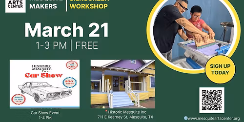 Mesquite Makers | Silkscreen Workshop with @DurtyLaundry + @ItsJoesWork