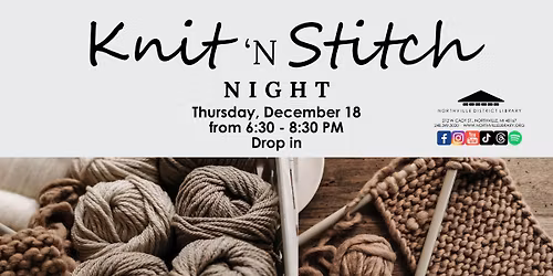NDL Knit 'n Stitch Night