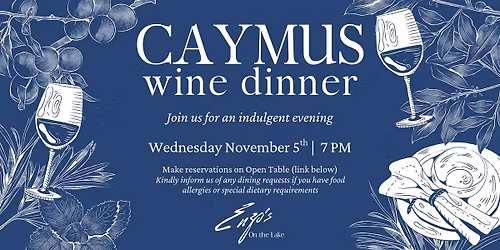 Caymus Wine Dinner