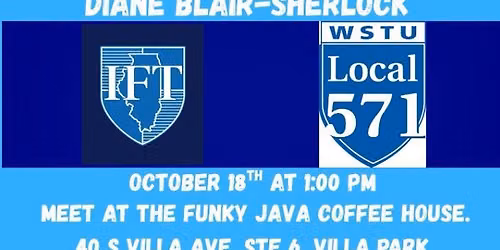 Day of Action Supporting State Representative Diane Blair-Sherlock