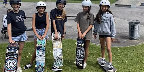 Girls Skate NZ Skateboarding Clinic - Panmure Skatepark Feb 2026