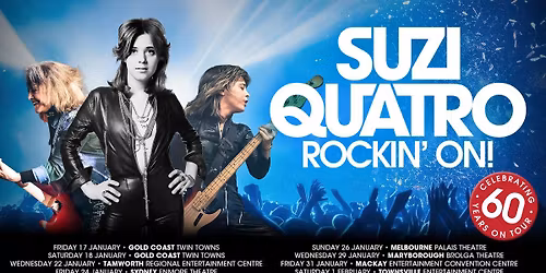 Suzi Quatro Rockin\u2019 On - Townsville