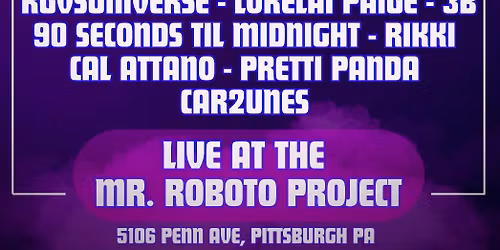 TJC x KGVSUNIVERSE Present: Live at The Mr. Roboto Project 5\/16
