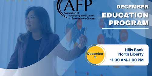 AFP Eastern Iowa December Education Program