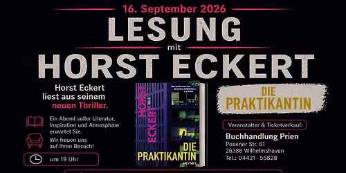 LESUNG MIT AUTOR HORST ECKERT AM R\u00dcSTERSIELER HAFEN