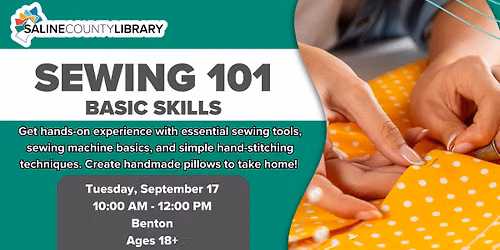 Sewing 101 - BENTON