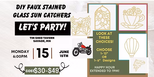 Summer of Fun Sun-Catcher Party at Tin Shed Tavern!
