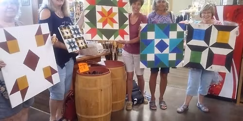 Folk Art SOLDOUTWorkshop Barn Quilt Painting