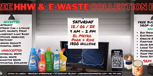 HHW, E-Waste, and Bulky Item Collection Event