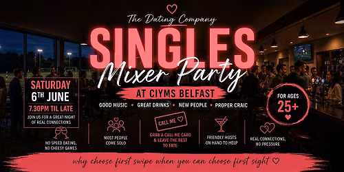 Singles Mixer @ CIYMS Belfast