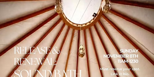 Release & Renewal: Soundbath and Intention Setting