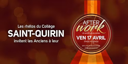 Afterwork 2026 - Coll\u00e8ge Saint-Quirin