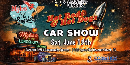 Coconut Creek Car Show with Myles and the Longshots