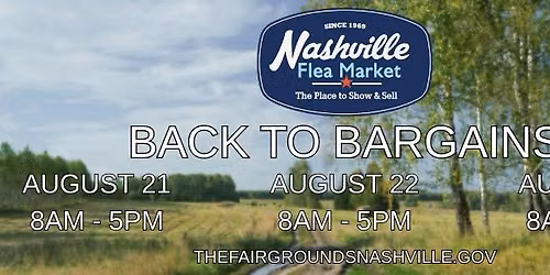 Nashville Flea Market - August 2026