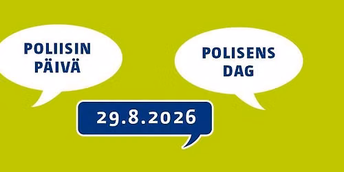 Poliisin p\u00e4iv\u00e4 2026 Espoossa