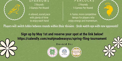 Spring Fling Tournament - Greenville, SC