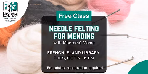 Needle Felting for Mending