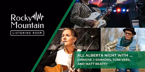 All Alberta Night at the Rocky Mountain Listening Room