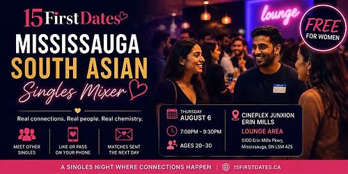 South Asian Singles Mixer - Canadian Born (Ages 20-30)