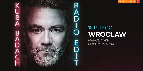 Kuba Badach - "Radio Edit" Tour | 18.02.2026 | NFM, Wroc\u0142aw
