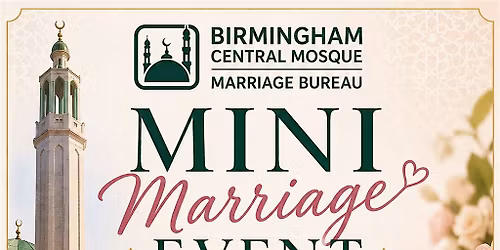 Mini Marriage Event: Sisters 27-37 years , Brothers 30-40 years