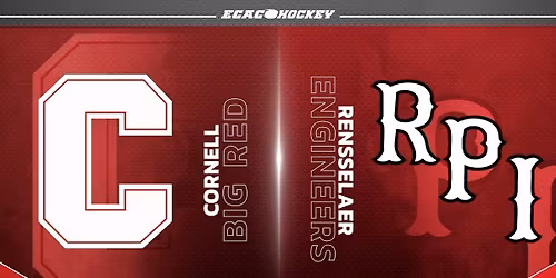 Cornell Big Red at RPI Engineers Mens Hockey at Houston Field House