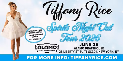 Tiffany Rice Presents Spirits Night Out Tour (Second Show)