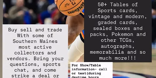 Portland Sports Card Show at The Fireside Inn