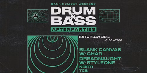 Saturday night - Free Entry DNB Session