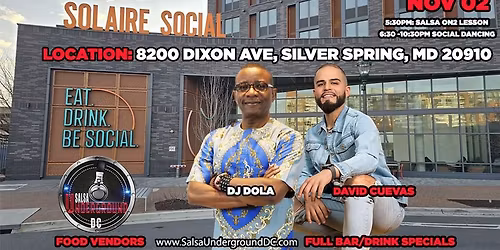 \ud83c\udfb6\ud83d\udc83 Salsa Underground  DC Fall Edition