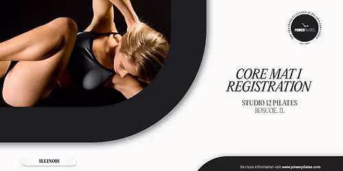 PILATES CERTIFICATION COURSE: Core Mat I in Roscoe, IL