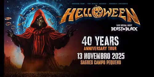 HELLOWEEN '40 Years Anniversary Tour' Lisboa 2025