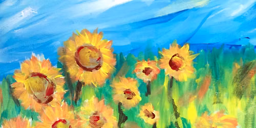 Sunflower Field at The Polish American Club